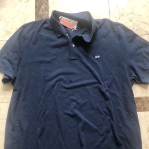 Vineyard Vines Navy Blue short sleeve polo